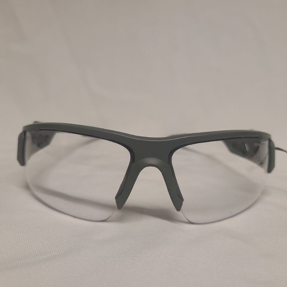 Ergodyne Skullerz DAGR Safety Glasses Gray Frame Clear Lens — NWT